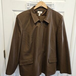 Talbots Woman Plus Suit - Blazer Size 24W and Pants Size 22W